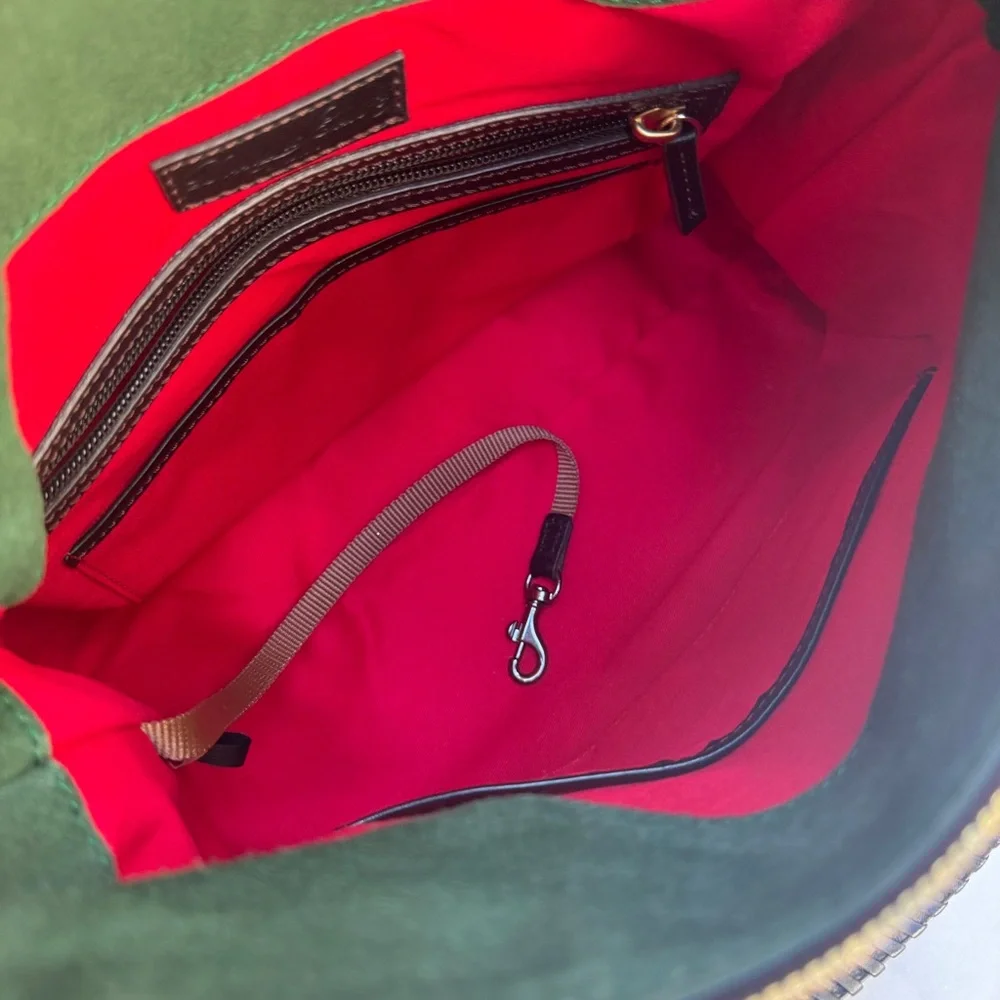 SOLD Dooney & Bourke Leather Florentine Satchel - Picture 11 of 14